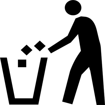 Throwing Away Garbage